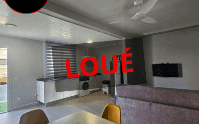 A LOUER – APT F2 MEUBLÉ DE 46M² – BELLEVUE, FDF – 950