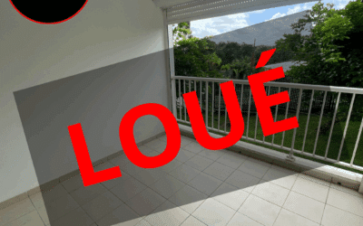 A LOUER F3 DE 70M² À ST JOSEPH DANS RÉSIDENCE SÉCURISÉE AVEC ASCENSEUR – 1100 €